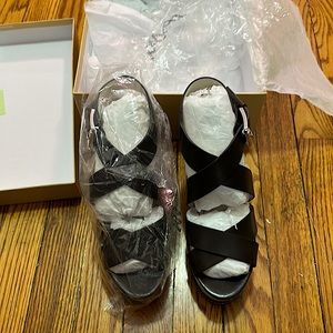 MICHAEL Michael KORS Celia Mid Wedge Sandals Size 6.5 M